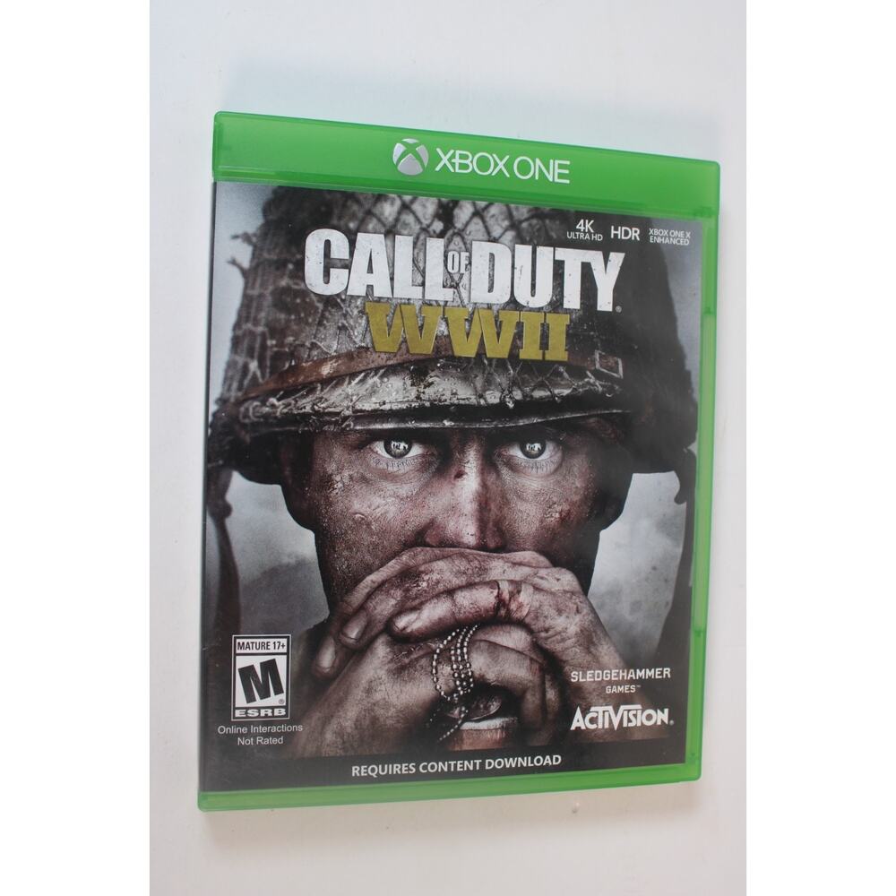 Call of Duty: WWII (Microsoft Xbox One, 2017) Authentic, complete, tested/nice
